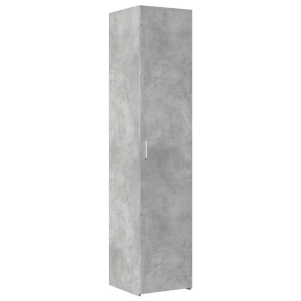 vidaXL højskab 40x42,5x185 cm konstrueret træ betongrå