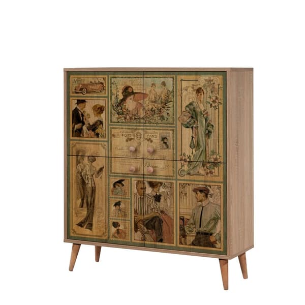 Chic Home Eliel senkki 95x36xK111 cm, ruskea