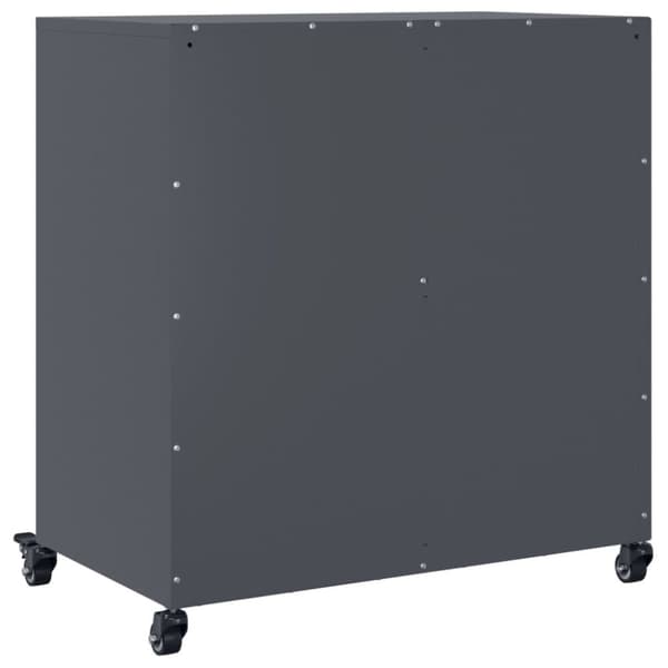 vidaXL Senkki antrasiitti 68x39x72 cm teräs