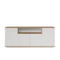 Pikkukuva 5 / 7: Chic Home Fransi senkki 45x180xK75 cm, valkoinen/ruskea