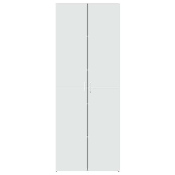 vidaXL Highboard hvit 70x42,5x185 cm konstruert tre
