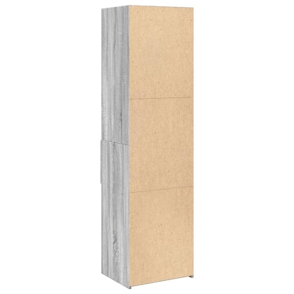 vidaXL skab 50x42,5x185 cm konstrueret træ sonoma-eg