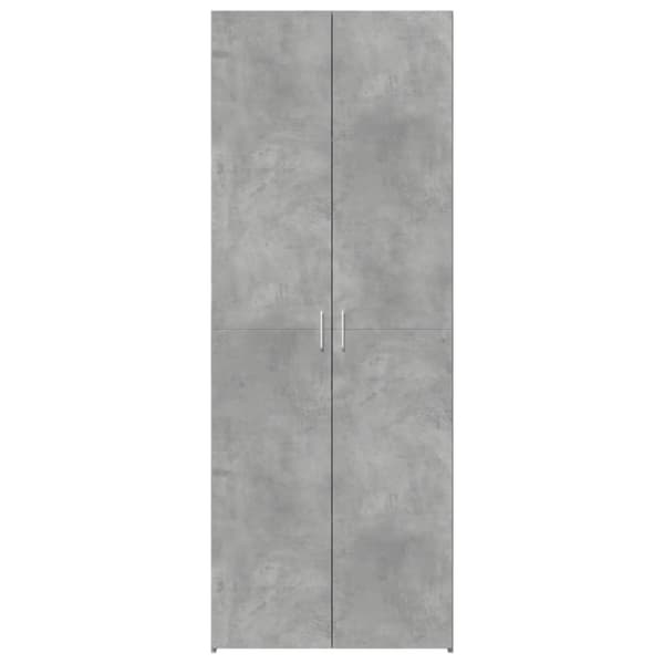 vidaXL Högskåp betonggrå 70x42,5x185 cm konstruerat trä