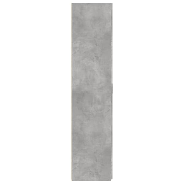 vidaXL Högskåp betonggrå 70x42,5x185 cm konstruerat trä