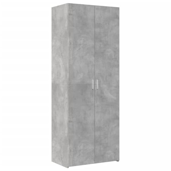vidaXL Högskåp betonggrå 70x42,5x185 cm konstruerat trä