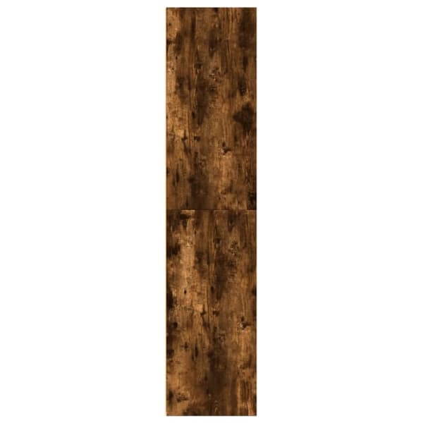 vidaXL Hylle røkt eik 70x41x185 cm konstruert tre