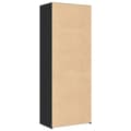 Miniatyrbilde 7 av 11: vidaXL Hylle svart 70x41x185 cm konstruert tre