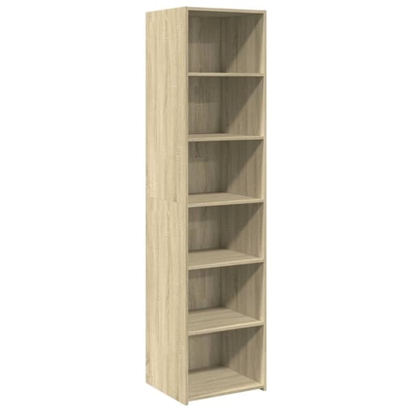 vidaXL Highboard sonoma eik 45x41x185 cm konstruert tre