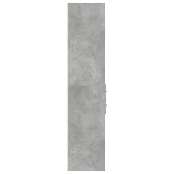 vidaXL Högskåp betonggrå 70x42,5x185 cm konstruerat trä