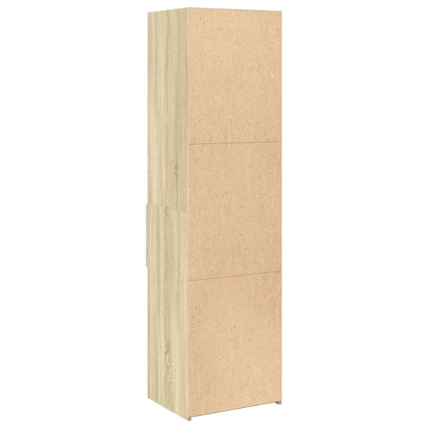 vidaXL Hylle sonoma eik 50x42,5x185 cm konstruert tre