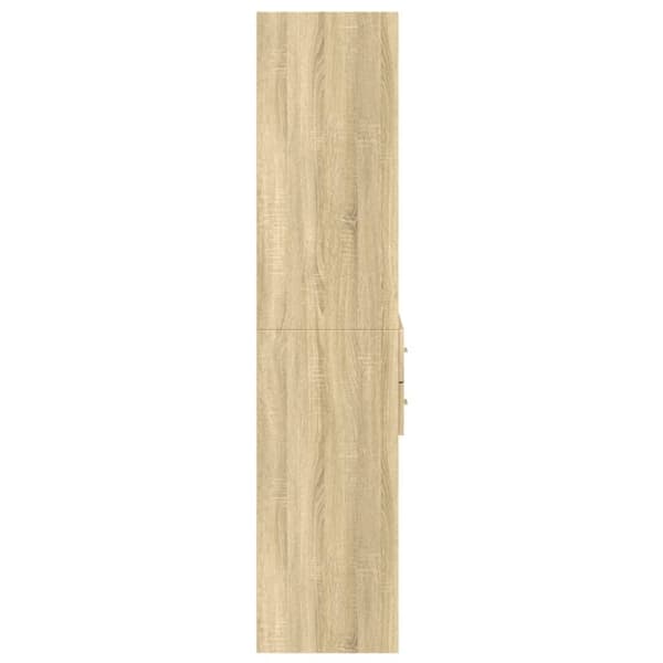 vidaXL Högskåp sonoma-ek 70x42,5x185 cm konstruerat trä