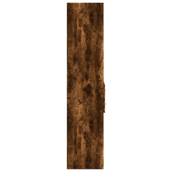 vidaXL skab 70x42,5x185 cm konstrueret træ røget egetræsfarve