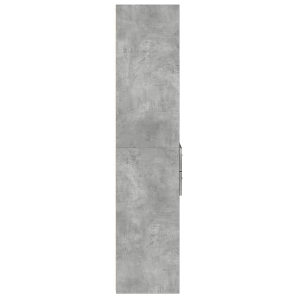 vidaXL højskab 40x42,5x185 cm konstrueret træ betongrå
