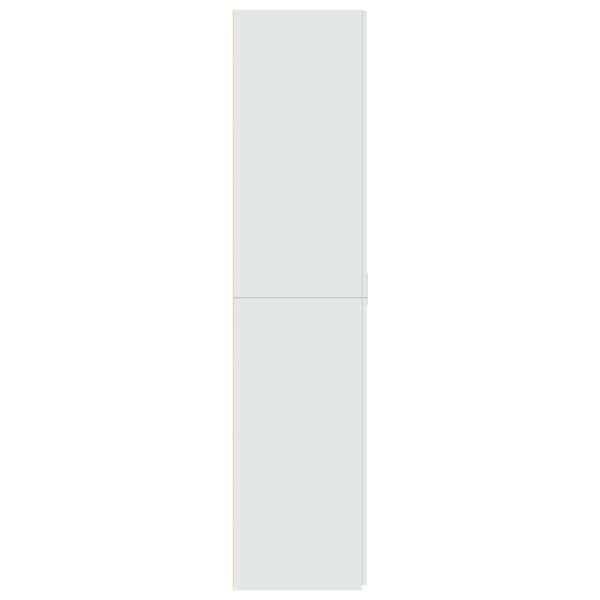 vidaXL Highboard hvit 80x42,5x185 cm konstruert tre