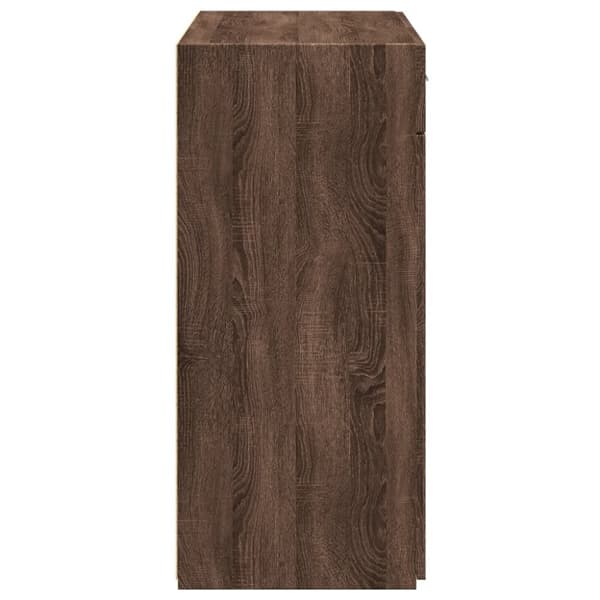 vidaXL Skänk brun ek 80x42,5x93 cm konstruerat trä