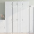 Pikkukuva 2 / 11: vidaXL Kaappi valkoinen 70x42,5x185 cm tekninen puu