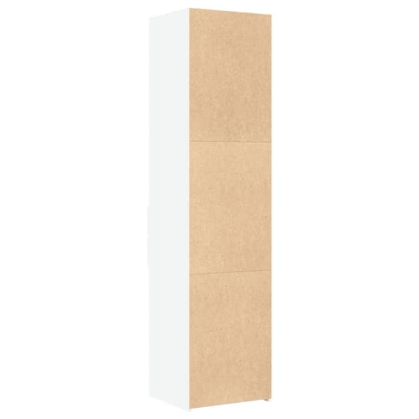 vidaXL Hylle hvit 45x42,5x185 cm konstruert tre