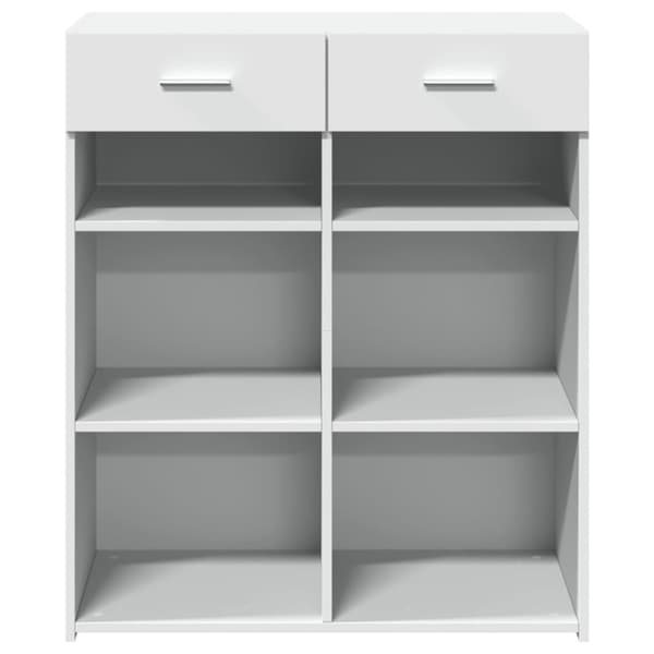 vidaXL Skjenk hvit 80x42,5x93 cm konstruert tre