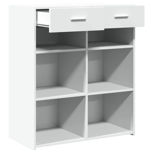 vidaXL Skjenk hvit 80x42,5x93 cm konstruert tre