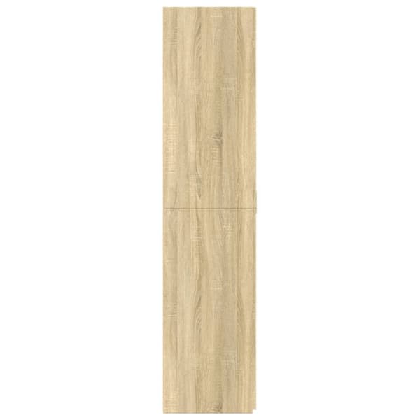 vidaXL Highboard sonoma eik 70x42,5x185 cm konstruert tre