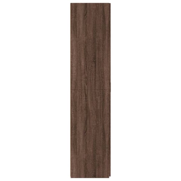 vidaXL Högskåp brun ek 70x42,5x185 cm konstruerat trä