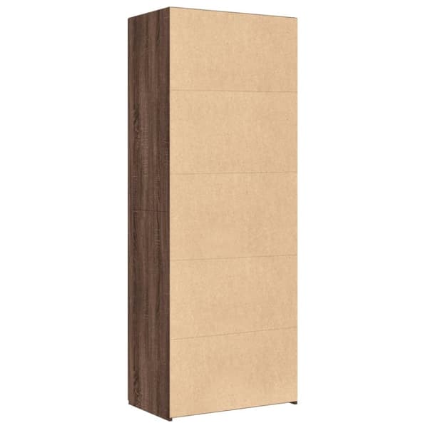 vidaXL Högskåp brun ek 70x42,5x185 cm konstruerat trä