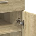 Miniatyrbilde 9 av 11: vidaXL Skjenk sonoma eik 80x42,5x93 cm konstruert tre