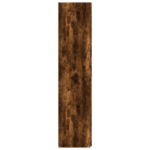 vidaXL skab 70x42,5x185 cm konstrueret træ røget egetræsfarve