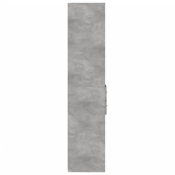 vidaXL højskab 40x42,5x185 cm konstrueret træ betongrå