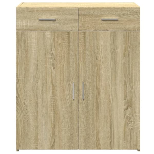 vidaXL Senkki Sonoma tammi 80x42,5x93 cm tekninen puu