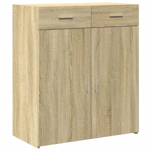 vidaXL Senkki Sonoma tammi 80x42,5x93 cm tekninen puu