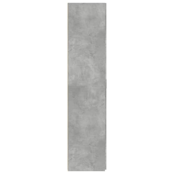 vidaXL skab 70x42,5x185 cm konstrueret træ betongrå