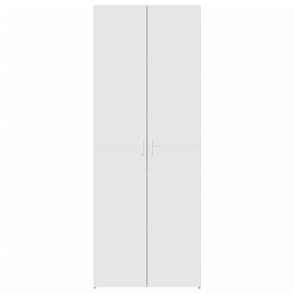 vidaXL Highboard hvit 70x42,5x185 cm konstruert tre