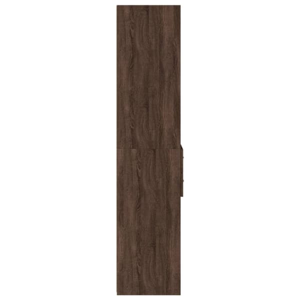 vidaXL Hylle brun eik 45x42,5x185 cm konstruert tre