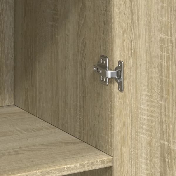 vidaXL skab 70x42,5x185 cm konstrueret træ sonoma-eg