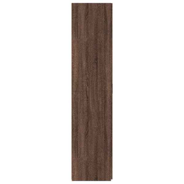 vidaXL skab 70x42,5x185 cm konstrueret træ brun egetræsfarve