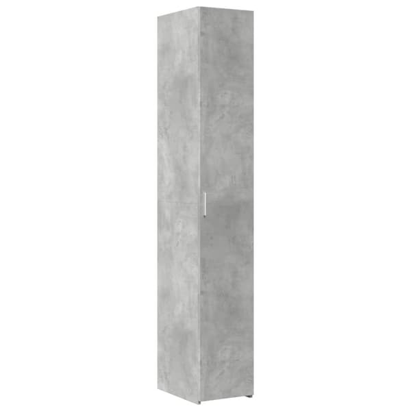 vidaXL Hylle betonggrå 30x42,5x185 cm konstruert tre