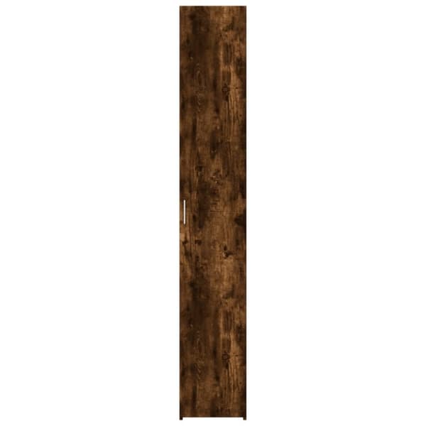 vidaXL Hylle røkt eik 30x42,5x185 cm konstruert tre