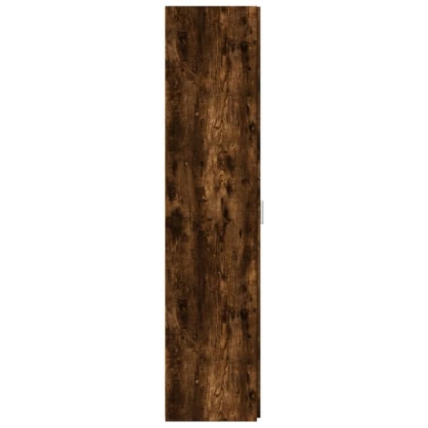 vidaXL Hylle røkt eik 30x42,5x185 cm konstruert tre