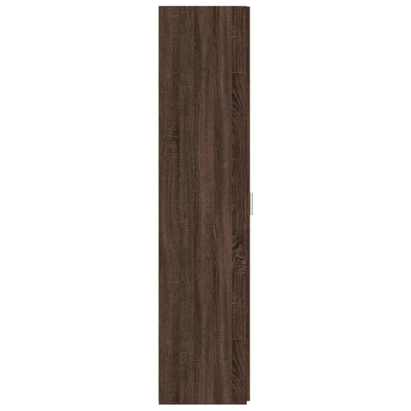 vidaXL Högskåp brun ek 30x42,5x185 cm konstruerat trä