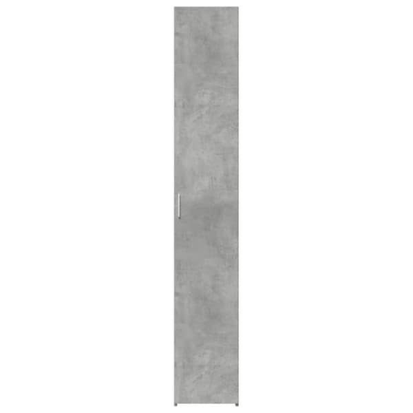 vidaXL reol 30x42,5x185 cm konstrueret træ betongrå