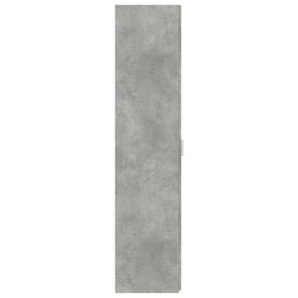 vidaXL reol 30x42,5x185 cm konstrueret træ betongrå