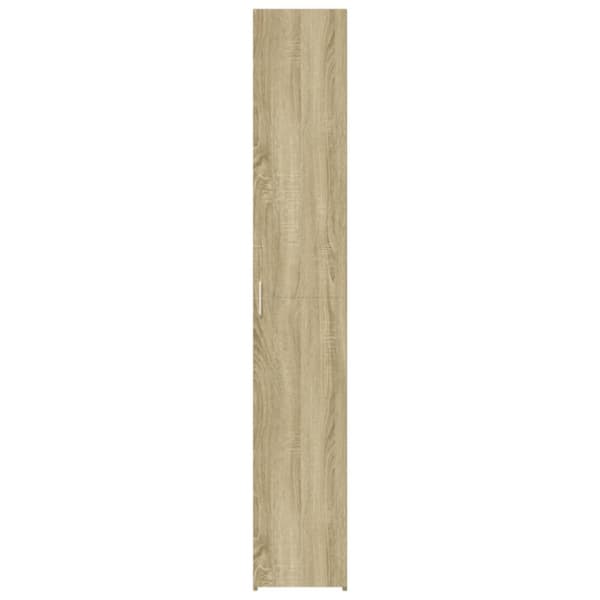 vidaXL reol 30x42,5x185 cm konstrueret træ sonoma-eg