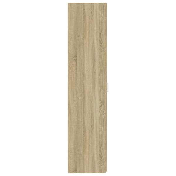 vidaXL reol 30x42,5x185 cm konstrueret træ sonoma-eg