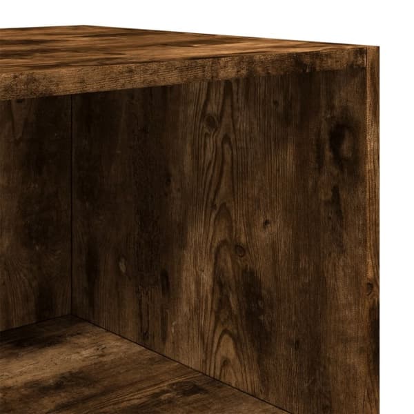 vidaXL Highboard røkt eik 40x41x185 cm konstruert tre