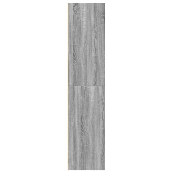 vidaXL reol 70x41x185 cm konstrueret træ grå sonoma-eg