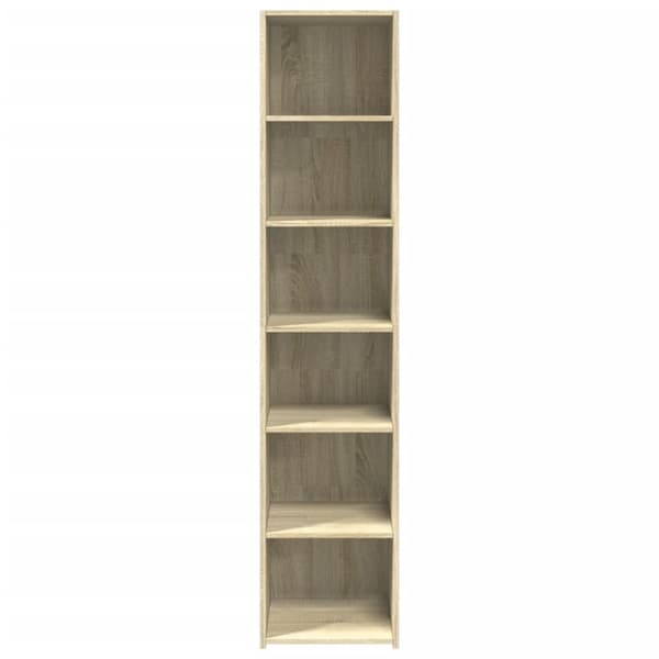 vidaXL højskab 40x41x185 cm konstrueret træ sonoma-eg