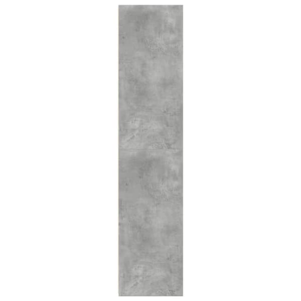 vidaXL reol 45x41x185 cm konstrueret træ betongrå