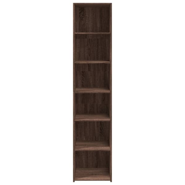 vidaXL højskab 40x41x185 cm konstrueret træ brun egetræsfarve