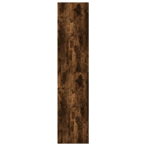 vidaXL reol 45x41x185 cm konstrueret træ røget egetræsfarve
